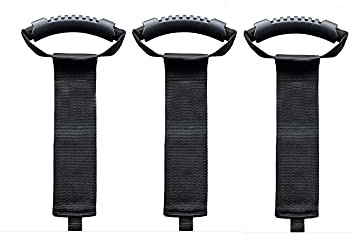 Tiardey 3Pack Prolunga Organizer, Cinghie Portatili da 10,5 Pollici con Gancio e Anello con Cavi di prolunga, Cavi, Corde, Tubi dell'Acqua da Giardino da trasportare e Appendere