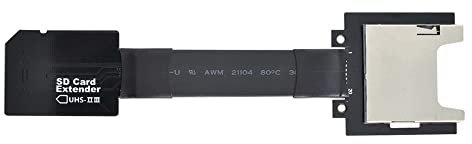 xiwai Prolunga da SD maschio a scheda SD femmina adattatore flessibile SD/SDHC/SDXC UHS-III UHS-3