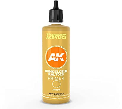 AK AK11245 Dunkelgelb RAL 7028 dark yellow surface Primer (100ml) 3GEN
