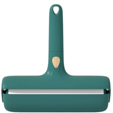 ZAJ Large Surface Lint Roller for Pet Hair Extra Sticky Hair Roller, 1 Handle W/ 7 Refills, 420 Sheets Total, Lint Removal Roller for Clothes Bed and Carpet, Easy Peeling