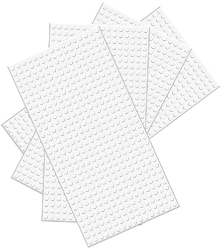 BOROLA Piastre di base classiche in mattoni da costruzione, 25,4 x 12,7 cm, compatibili con la maggior parte dei mattoni da costruzione delle principali marche, utilizzate per substrati per torri