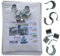 clips pour serre de jardin solides. Clips pour bâche de serre Haute Qualité en métal revêtement Zinc. Une forte Adhérence, permet un bon maintien et meilleure Fixation de la bâche au serre tunnel (40)