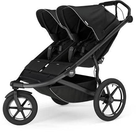 Thule Urban Glide 3 Double Doppelbuggy Für Jedes Terrain Black, One-Size