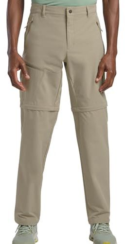 Jack Wolfskin Herr Pico Trail Zip Off Byxor M Vandring, Sten, 46 (EU), STEN, 56 SE