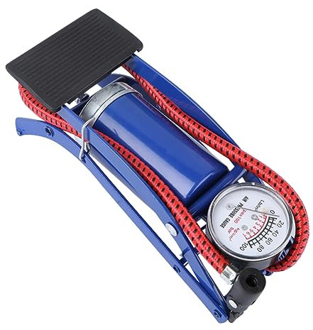 TOGEVAL Reifenpumpe Fahrradpumpe Standpumpe Hochdruck Fußpumpe Inflator Reifenstandpumpe Aktivierte Standpumpe Pumpe Für Auto Fahrrad Schlauchboot Betten