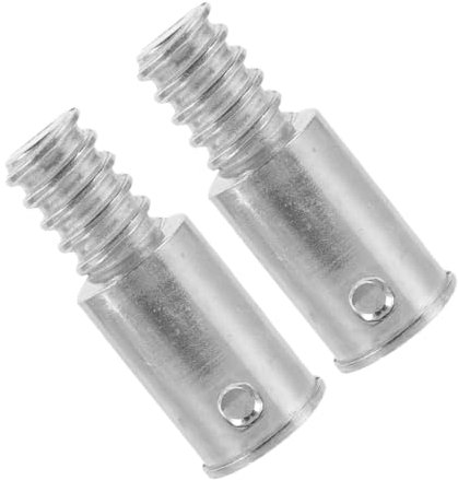 ORFOFE 2pcs Mop Stick Tip Replacement Broom Handle Threaded Tip for Broom Threaded End