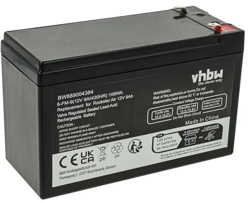 vhbw batteri kompatibel med Vision CP1290 USV (9 000 mAh, 12 V, AGM)