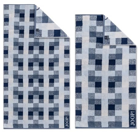 Joop! Handtücher Vibe Karo 1699 Ozean - 11