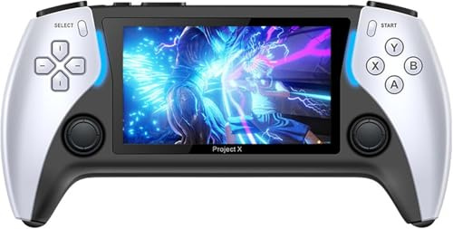 Handheld Game Console with 23000+ Pre-Installed Retro Games, 4.3-Inch HD IPS Screen, 2500mAh Battery, Dual 3D Joysticks – Portable Classic Video Game Player for Kids & Adults