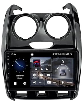 Autoradio Android per Renault Duster 2015-2020, touchscreen da 9 con Carplay wireless, Android Auto, navigazione GPS, Bluetooth 5.0, radio FM/DAB+/RDS, WiFi 4G (NF-6)