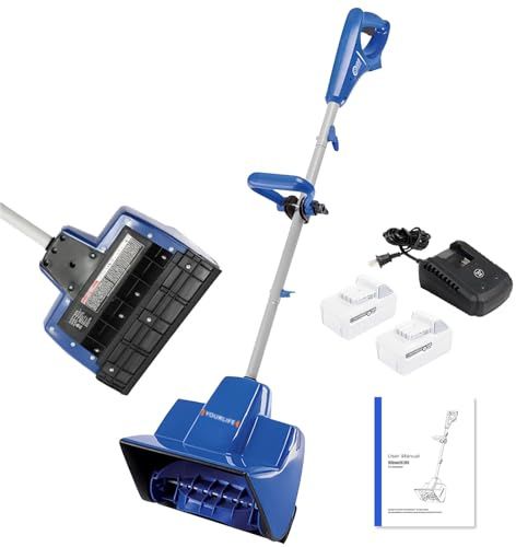 Quitanieves InaláMbrico De 24 V, Pala Quitanieves InaláMbrica Con Mango Ajustable. Kit De Pala Quitanieves InaláMbrica, 28 Cm De Ancho Y 18 Cm De Profundidad, Para Terrazas, Aceras, Escalones