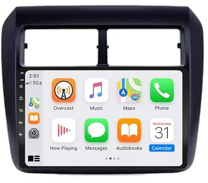 Carplay-Skärm för TOYOTA Agya Wigo 2013-2018 Röststyrning, Gps-Navigering, Med Kamera, Dashcam, Wifi, Bluetooth Bilradio Stereo Gps Navi, 4 Kärna 1G＋32G