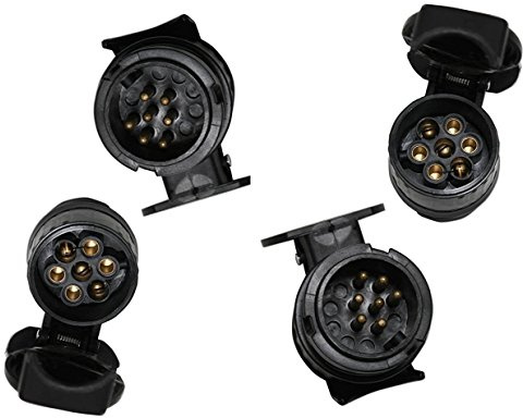 FILMER 36661 Adapterstück 13 auf 7 13-polige Steckdose auf 7-poligen DIN-Stecker (2 Stück)