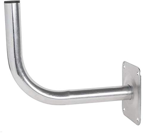 Wessper 30cm Satellite Support Mural pour Satellite antenne mât en Acier galvanisé