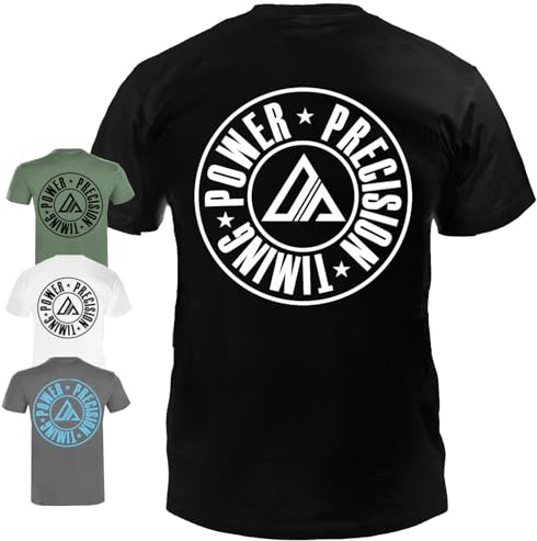 Dynamix Athletics T-Shirt PPT Power Precision Timing - Tolles Thaiboxen MMA Boxen Kcikboxen Shirt für mit Kampfsport Aufdruck