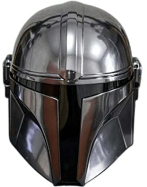 Design Handicraft, Mandalorian-Helm, Stahl, mittelalterlicher Helm für Halloween, Kostüm, Theater, Rollenspiel, Rüstung, tolles Produkt