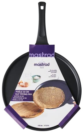 Mastrad – Crepera Galetière 32 cm – Aluminio fundido antiadherente – Todos los fuegos incluyendo inducción