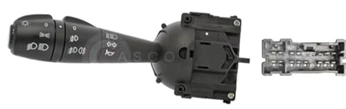 CASCO Commodo de clignotant avec clignotant avec commutation des lampes avec fonction de feux antibrouillards avec fonction feu de brouillard arrière CLS71014AS Compatible avec DACIA DUSTER SANDERO II