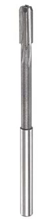 sourcing map Spannreibahle 5,6 mm H7 C1/K30 Hartmetallspitze Präzision Gerade Flöten Rundschaft Drehmaschine Maschine Fräser