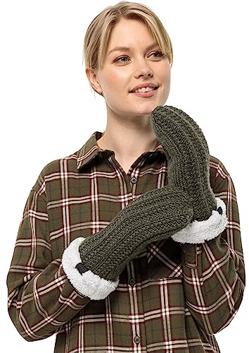 Jack Wolfskin Damen Highloft Knit Mitten W Handschuh (1er Pack)