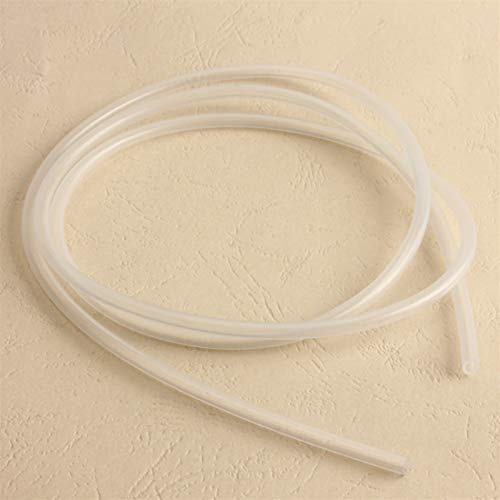 DELORM de Silicona, Manguera Transparente 3M/1M Manguera de Goma Suave Transparente, 3/4/5/6/7/8/9/10Mm de Diámetro de Salida, Manguera de Leche Tubería de Cerveza Tubería de Agua Flexible/1M 1X3Mm/a