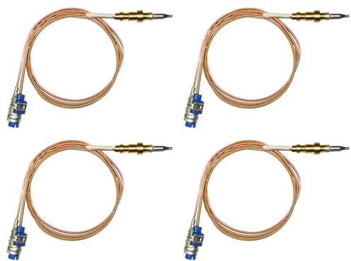 Whirlpool Ignis - Termocoppia di sicurezza lunga 520 mm. C00311038 - C00311100-481010565791 - 480121104528 per cucina piano cottura - H4957/OR - Prodotto originale (4 pezzi)