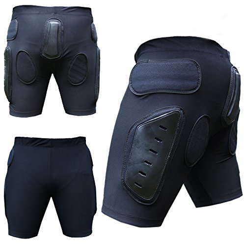 PROANTI Protektorenhose Ski Snowboard Protektorenshorts Motocross BMX Protektor Short Hose - XS