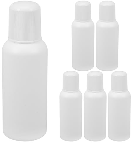 SOLUSTRE 6 Stück Flüssiger Schwammkopf- -Spender Leer Nachfüllbar Roll-On-Flaschen DIY Ätherisches Aromatherapie Kosmetik Lotion Reise-Aufbewahrungsbehälter