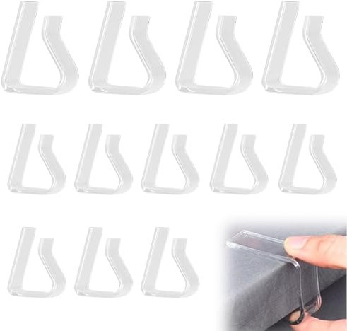 SULIUDAJI 12 Piezas Sujeta Manteles De Mesa Exterior, Pinzas Para Manteles De Mesa, Sujeta Manteles Pinzas Sujeta Manteles Exterior Para Jardín Cocina Restaurante Boda Fiesta