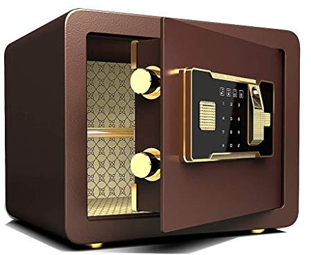 safe Fingerprint Security Gun Safes for Pistols, Lock Box Cabinets, Solid Steel Safe Strongbox safe