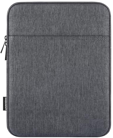 Dadanism 9-11 Housse Protectrice Pochette Nylon pour iPad (A16) 11, iPad Air M4 M3 11, iPad Pro M5 M4 11, iPad 10é Gén 10,9, iPad 9/8/7é Gén 10,2, Galaxy Tab A11+/A9+ 11,Gris Sidéral