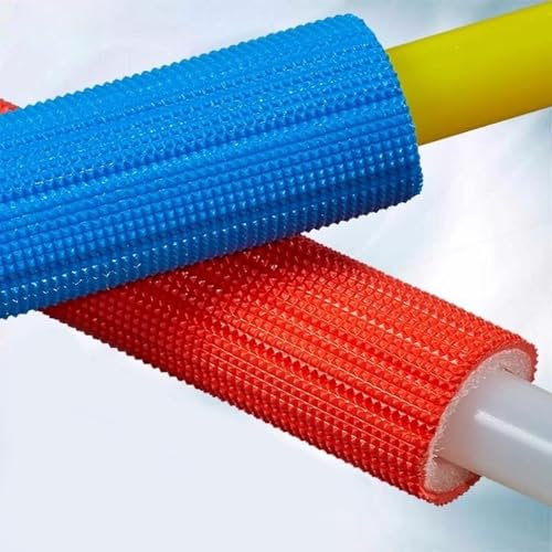 Isolierschlauch Rohr Schaumstoff Für Den Winter Wasserrohr Frostschutz Rot, Blau Und Weiß Rohrisolierung 7mm Wandstärke Für Klempner Klempnerarbeiten DIY ID 16mm 20mm 25mm 32mm(Blau,20mm)