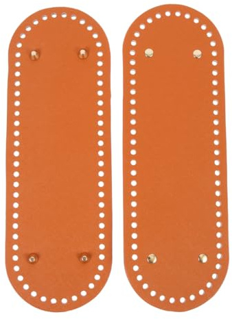 Veemoon 2 Stück Braided Bottom Pu Taschenboden Zum Häkeln 30X10 cm Länglich Leerer Boden Für Handtasche Schultertasche Crossbody- Und Eimerbeutel Diy Strick- Und Häkelzubehör