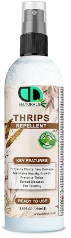 DD Teck 100% Natural Thrips & Bug Killer Spray – Insecticidal Soap for Houseplants | Eco-Friendly Plant Protection | Fast-Acting, Pet-Safe & Non-Toxic Solution for Thrips Infestation (250ml Spray)