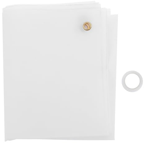 SUPVOX Leeres Großes Banner 90x148cm aus Hochfestem Material Weißes Bannerschild zum Bemalen für Innen und Außenbereich Selbstgemacht Fotohintergrund für Party und Eventdekoration
