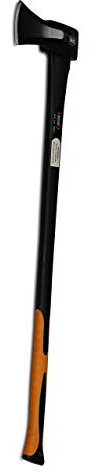 Spaltaxt 2200g Axt mit Fiberglas Stiel Spaltbeil Forstaxt Beil