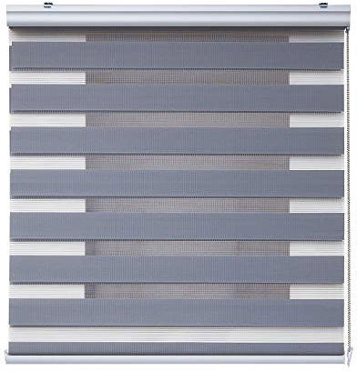 STORESDECO Premium Doppelrollo mit Bohren 250H x 200B cm für Fenster & Türen - Zuverlässiger Licht- & Sichtschutz - Kindersichere Rollos für Fenster mit Bohren & Einfacher Montage - Mit&Ohne Motor