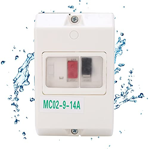MC02-9-14a Disjoncteurs miniatures 220V/380V Commutateurs de protection de moteur étanches 50/60Hz Protection contre les fuites Commutateur d'air Composants électroniques