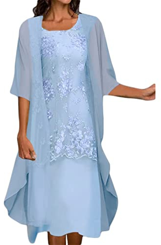 Abendkleider Elegant Für Hochzeit Festliche Kleider Für Damen Brautmutter Moderne Spitzenkleid Cocktailkleider Festlich Zweiteiler Brautmutterkleider Brautkleid Festkleider Hochzeitskleider