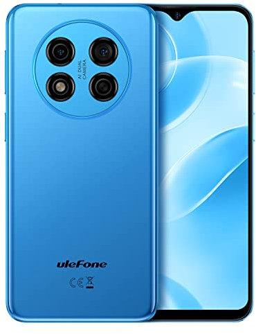 Ulefone NOTE 15 3G Telefono Cellulare, Slot Per 3 Schede, Quad Core 5GB+32GB, Android 12 Smartphone DUAL SIM, 6,22'' HD+, Fotocamera 8MP+5MP, Batteria 4000mAh, Sblocco Facciale GPS Blu