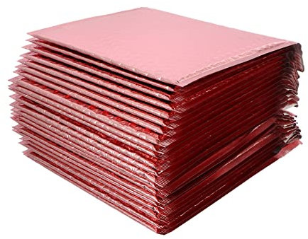 MAGICLULU 25 Stück Gepolsterte Versandtaschen Umschlagtaschen Aus Luftpolsterfolie Selbstklebende Verschlüsse Für Blickdichten Schutz Von Gegenständen