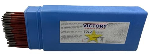 STARTECHWELD 6010 Welding Rod 3/32, E6010 Stick Welding Electrodes 5Lbs with Smooth Stable Arc E6010 3/32 (3/32 5 Pound Box) E6010-094-5