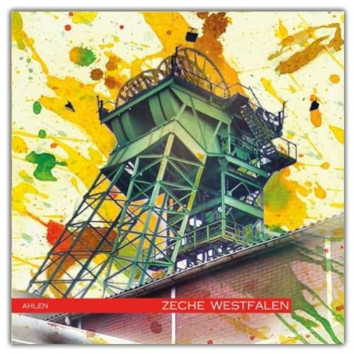 RAY - RAYcities - Ahlen - Zeche Westfalen 1 - Leinwand Bild als Galerie-Giclée-Druck auf Platte - orig. handsigniert vom Künstler RAY