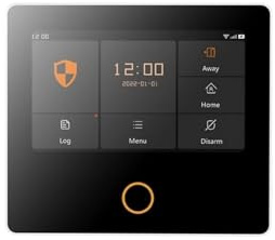 Système de sécurité Domestique Système d'alarme de sécurité à Domicile 4G sans Fil Tuya Kit de cambrioleur Intelligent sirène intégrée Fonctionne avec la télécommande d'application(Set-M 12Kit)