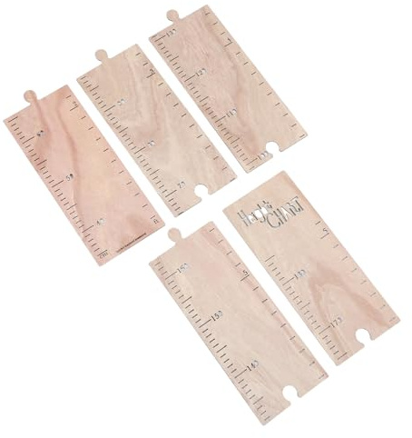 ZUNOXAZ Wachstumstabelle DIY mit Gelenken zur Kindergarderobe Wandklebe-höhenmesstabelle aus Robustem Material zur Nachverfolgung Des Kindeswachstums