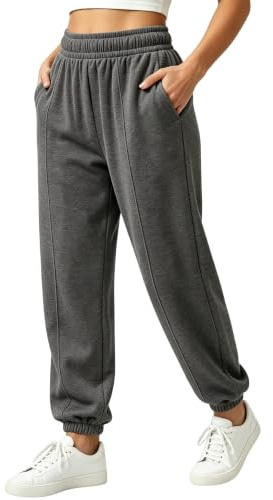 Neteson Pantalon Chándal Mujer con Bolsillos Pantalones Deportivos Jogger | Pantalón Jogging Deporte Sueltos Largos Casual Holgados Correr Gimnasio