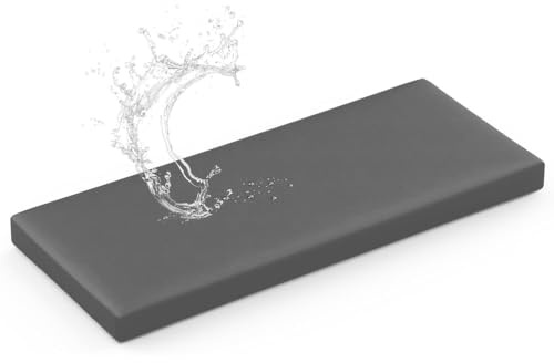 WLXFF CojíN De Banco para Exteriores Antideslizante, CojíN Impermeable para Asiento De De Patio, Almohadilla Antideslizante para Resistente A La DecoloracióN,No13,110X45X5CM