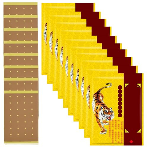 80 Pièces Patch Anti Douleur, Patch Chauffant Dos, pour Douleurs Musculaires et Articulaires, pour soulager douleurs au cou, aux épaules, à taille et au dos (A-80 PCS)