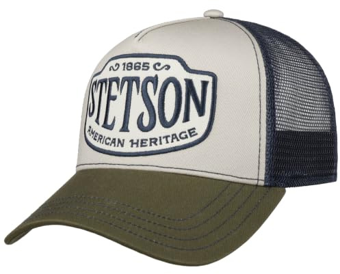 STETSON American Heritage 1865 truckerkeps mesh bakdel Herr Var Sommar