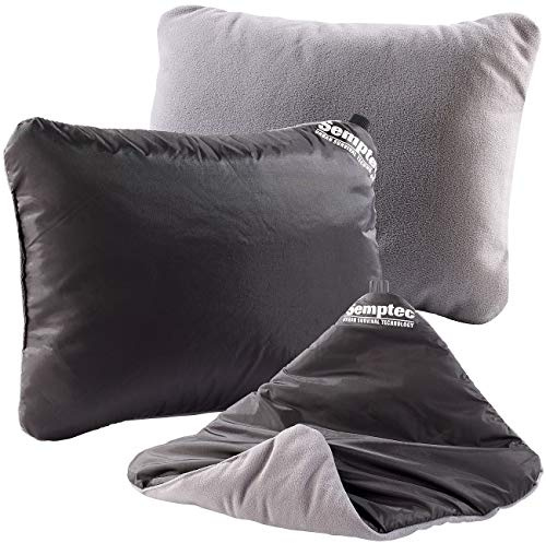 Semptec Urban Survival Technology Kissen aufblasbar: 2er Pack Aufblasbares Wende-Kopfkissen, 37 x 28 cm (Camping Kissen aufblasbar, Reise, Zelt)